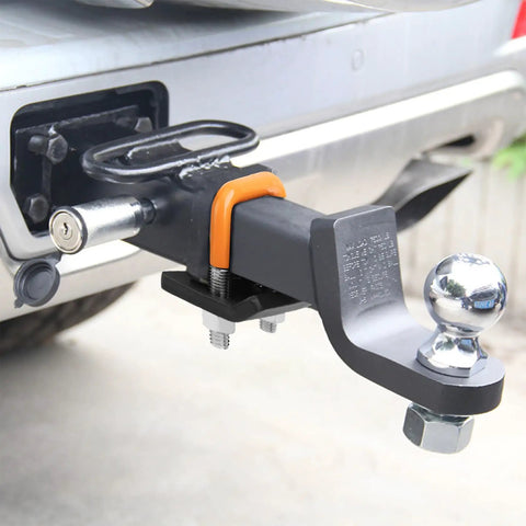 Heavy Duty Hitch Tightener For 1.25 In And 2 In Hitches With Anti Rattle Stabilizer Beefed Up Rubber Coated U Bolt