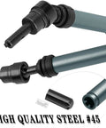 Heavy Duty Beefed Up Alloy RC Drive Shaft Upgrade Kit For One Eighth Typhon 3S BLX And Typhon Mega 550 Steel CVD front and rear driveshafts