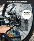 Mechanic installing 4 Pairs Resin Disc Brake Pads For MTB Mountain Bikes, Quiet, Durable Replacement Pads Compatible With Deore XT SLX M975