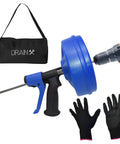 25 Foot Drum Auger Drain Snake You Can Use Manually Or Power It With A Drill Auto Extend And Retract Great For Kitchen Sinks