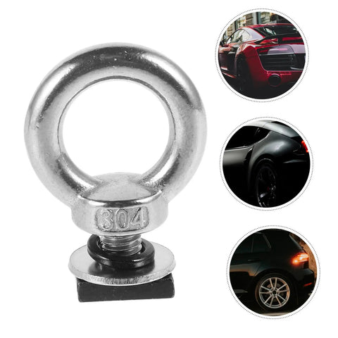 Heavy Duty Roof Rack Tie Down Kit With Eye Bolts And Strap Anchors For Rooftop Tents And Cargo, Easy Install Eye Hook Hardware To Secure Your Gear On Any Adventure. 304 stainless steel eye bolt for car tie-down