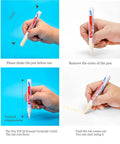 Hand using Five Pack Grout Pen Fixer To Renew Tile Lines And Restore Tile Walls And Floors In Bathrooms And Kitchens Fawn Color