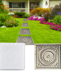 DIY Stepping Stone Molds For Concrete Stamp Set Reusable Plastic Molds For Patio Garden Path Walkway Pavers