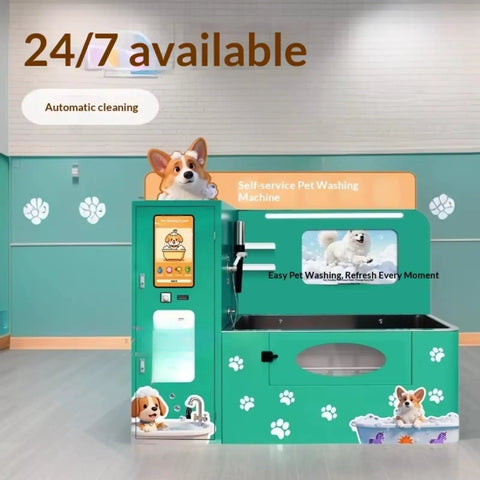 Self Serve Pet Bathing Station For Dogs And Cats With High Pressure Water Gun Easy To Use Grooming Equipment For Shops