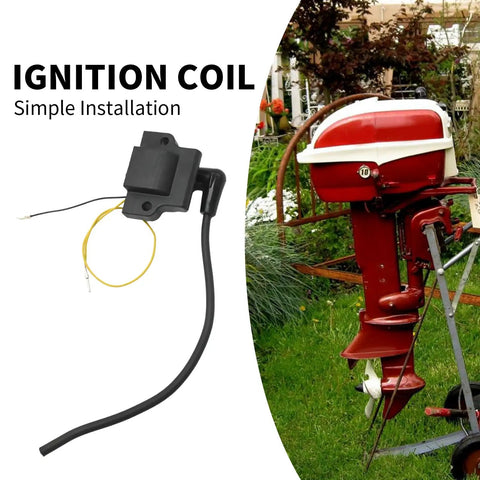 Ignition Coil Replacement For Johnson And Evinrude Outboard Motors, Marine Grade, High Temp Core, Durable Performance, Replaces 0582106 0582366 0581998 0584561, Fits 72080 18-5176 9-23103, Premium Boat Engine Coil
