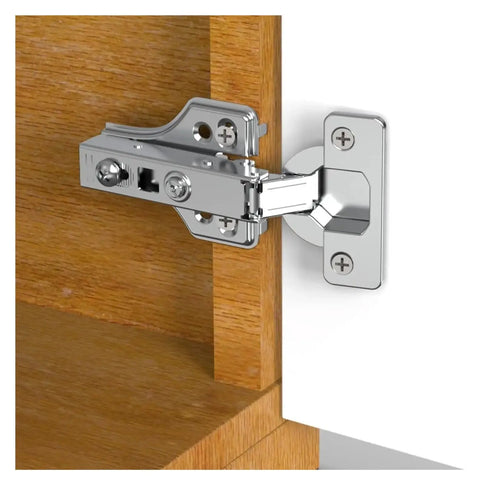 3D Adjustable Removable Cabinet Hinges With Soft Close Satin Nickel Finish for easy removal on wood cabinet