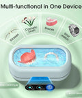 Ultrasonic Jewelry Cleaner With Digital Timer 50KHz Deep Clean In 304 Stainless Steel with dentures and timer display