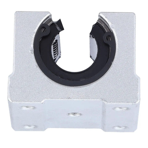 SBR16UU 16MM Aluminum Linear Slide Block With Straight Up Smooth Glide Ball Bearing Bushing For Cnc Routers And 3D Printers Plus Heavy Duty Pillow Mount Design And Low Friction Motion, top view showing inner diameter.