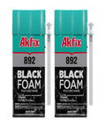 Top Shelf Black Polyurethane Expanding Spray Foam Sealant For Rvs Ponds And Landscapes Uv Resistant Waterproof Garden Insulation Caulk 12 Oz Two Pack.