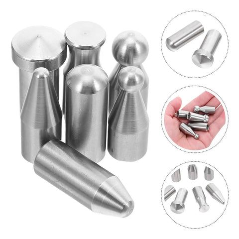 Seven Piece Dent Removal Kit With Seven Interchangeable Manganese Tips Portable Repair Tool For Home And Outdoor Use Versatile Sheet Metal Fix