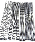 2Pcs Extended Extra Long Pressure Springs Made From Tough 65Mn Spring Steel For Heavy Duty Industrial Use Providing Reliable Compression And Durable Performance In Any Gritty Job Site Or Rigged Setup, showcasing various sizes.