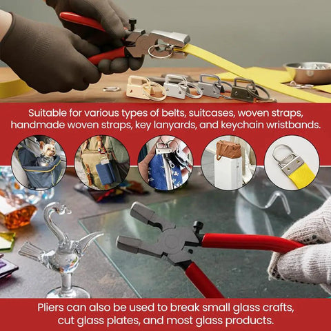 All In One Key Fob Hardware Kit With 40 Sets Of 1 Inch Fob Hardware And 8 Inch Pliers In Four Colors for DIY projects