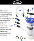 Pneumatic And Manual Oil Extractor Pump With 6.5 Liter Capacity Vacuum Evacuation For Automotive Fluids Including Hoses