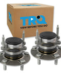 Rear Wheel Bearing And Hub Assembly Set For 2010 2011 2012 2013 Kia Forte And Forte Koup Driver And Passenger Sides 2 Piece Replacement Kit
