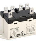Beefy General Purpose Relay 24V AC Coil, 25A at 277VAC and 30VDC, DPST Six Pin, Double Break Contacts, UL CE TÜV ROHS Certified