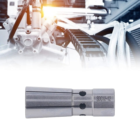 Heavy Duty Back Pull Collet Chuck For CNC Milling And Lathe Machines High Speed Steel Hardened Design with aligned grooves.