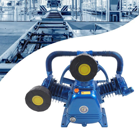 10Hp Portable Air Compressor Pump Head 7.5kw High Efficiency Motor Replaces Oil Free Piston Compressor For Industrial Textile And Chemical Use 175Psi Output Reliable Performance