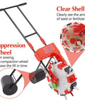Handheld 6-Beak Seeder For Peanuts Corn And Beans Precise Manual Seed Planter With 3.15 Inch Depth and Clear Shell Detail