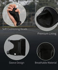 Nighttime Carpal Tunnel Wrist Brace With Cushioned Bead Palm Pillow soft cushioning beads and premium lining