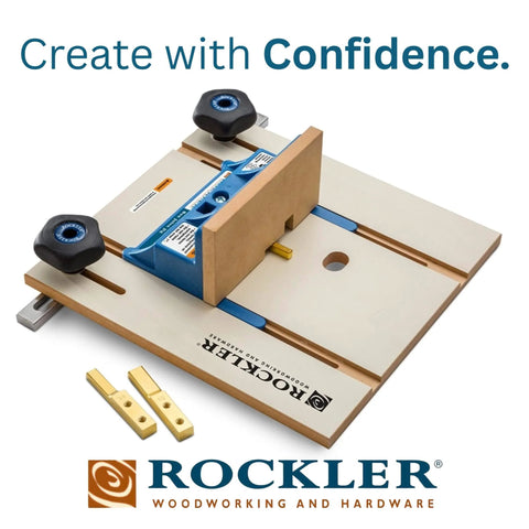 Box Joint Router Jig With Finger Joint Indexing Keys In Three Widths 1/4, 3/8 And 1/2 Inches For DIYers Boxmaking On A Router Table