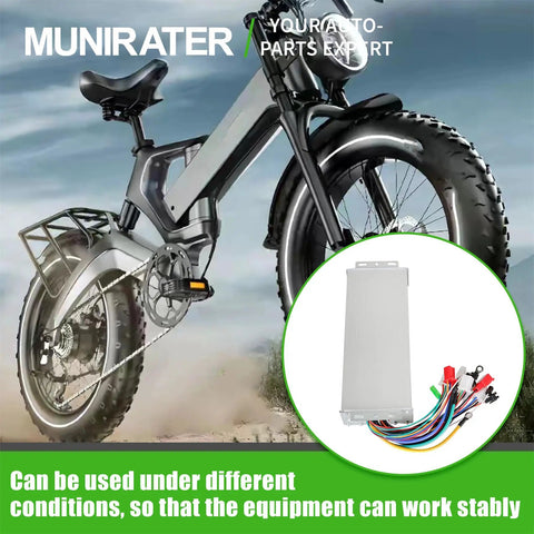 Electric bike with 48V-72V 2000W Brushless Motor Controller For Electric Bike Replacement and Hall Sensor Options