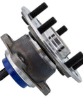 Close-up of Front Hub Bearing Assembly For 2016 2024 Kia Sportage 5 Lug No ABS Bolt On Direct Fit Hyundai Tucson 27 Spline Ball Bearing