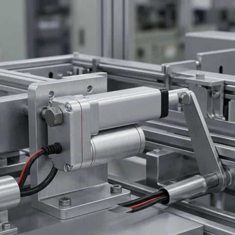 12 To 24 Volt Electric Linear Actuator Serving Up Legit Quiet Thrust And A Rock Solid 1000 Newton Push For Furniture Lifting Hassle Free Home Automation And Serious Diy Projects That Crush It Daily, showing compact aluminum linear actuator.