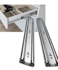 Beefy Heavy Duty 16 Inch Drawer Slides Without Lock 150 Lb Load Capacity Side Mount Full Extension Ball Bearing