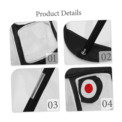 Product details of Lightweight Golf Chipping Practice Net For Backyard Training Portable Mesh Hitting Net For Golfers Easy Setup