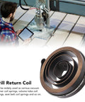 Spring Return Coil For Drill Press, 19 mm Width, 64 mm Outer Diameter, Durable Spring Steel, Quick Return Action