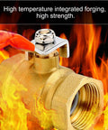 Brass Ball Valve With Vinyl Handle G One Eighth Inch Female To G One Eighth Inch Male Shut Off, fire background