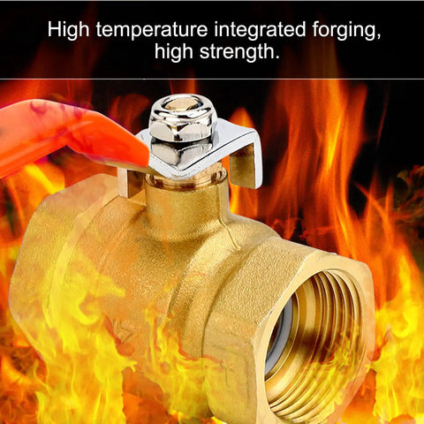 Brass Ball Valve With Vinyl Handle G One Eighth Inch Female To G One Eighth Inch Male Shut Off, fire background