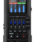 Front view of Multi Track Recorder For Musicians With Two XLR And TRS Combo Inputs 32 Bit Float Audio Built In Stereo Microphone Effects