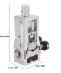 Rock Solid Manual Electric Drill Driven Wire Stripper Machine with aluminum alloy build and hand crank, 12.5cm tall.