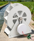 Micro Hydroelectric Turbine Generator For Your Backyard Water Features With Low Key Belt Drive 50W And 100W Low Speed Hydro Power System