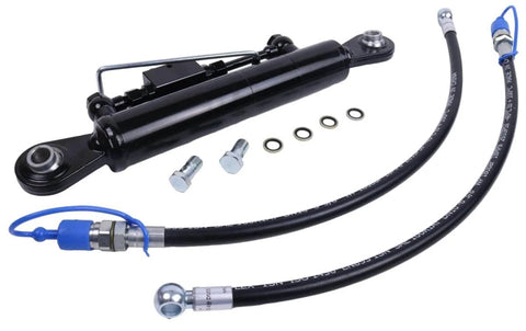 Heavy Duty Hydraulic Top Link Cat One To One With Locking Block For Tractors And Excavators Extended Range From Eighteen To Twenty Six Inches Bore From About One Point Nine Six To Two Point Four Eight Inches Includes Two Hoses And Two Way Check Valve