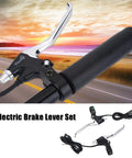 Aluminum Bicycle Brake Lever Set Left And Right For 22.5mm Handlebars Wired Cables Compatible With Mountain And Road Bikes Durable Alloy Levers 1 Pair Smooth Action Protective Design