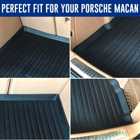Porsche Macan Cargo Liner All Season Trunk Mat With Custom Fit Laser Measured Protection From Heat And Scratches Durable TPE
