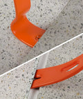 Close-up of Four Piece Flat Pry Bar Set With 5.5 Inch 7.5 Inch 9.5 Inch And 15 Inch Nail Puller in action
