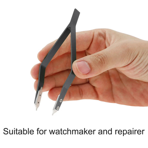 V Shaped Watch Spring Bar Tweezers For Precision Repairs, Aluminum Alloy Remover Tool, Easy Grip Accessory For Watchmakers And DIY