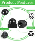 All In One Acorn Cap Nut Kit With M3 M4 M6 M8 Hex Dome Nuts Carbon Steel Decorative Bolt Covers For Furniture Automotive And DIY Projects