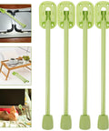 Foldable Table Legs Set Of 4 For Furniture And Laptop Desks Super Easy Setup And Removal Lightweight Light Green Plastic And Iron