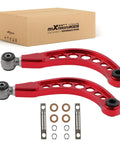 Rear Upper Control Arms With Polyurethane Bushings For Honda Civic Coupe And Sedan 2006 To 2015 And Acura CSX S Three Degree Adjustable Camber