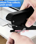 Using Oval Hole Punch For Papers And ID Cards Heavy Duty Handheld Slot Punch Metal Puncher With Precise 15x4mm Holes in office