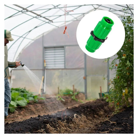 Ultimate Garden Hose Repair Kit For Fixing Leaks And Extending Flow With Multi-Function Connectors That Fit Most Standard Faucets And Pipes To Save Cash On Plumbing Bills Today, green brass hose connector in greenhouse