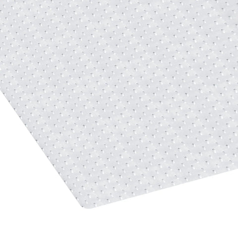 Close-up of Deluxe Clear Vinyl Floor Runner For Deep Pile Carpets Non Slip Stain Resistant Textured Mats Waterproof Carpet Protector