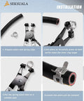 360 Pieces 5 To 25 Millimeter Spring Band Hose Clamps Assortment Kit With Swivel Flat Hose Clamp Plier installation steps