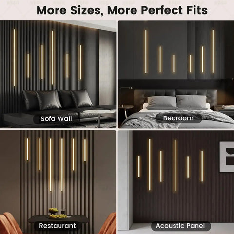 Sleek Led Recessed Lighting Kit Featuring Six Premium Slat Wall Bars That Truly Level Up Your Space Making Interiors Look Fly With Zero Hassle During Fast Install Any Weekend