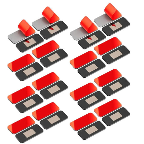 Grab These 16 Pairs Of No Drill Stainless Steel Magnetic Door Catches With Killer Adhesive Grip For Your Kitchen Bathroom Closet Or RV Drawer Latch To Keep Everything Locked Tight Without Any Messy Drilling Required And Super Easy To Install Today - Magnetic door catches with adhesive pads, stainless steel latches for cabinets.