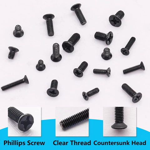 360Pcs Laptop Screws Assortment Kit For Notebooks And PCs With 12 Sizes M2 M2.5 M3 Alloy Steel Rust Resistant Tiny Fasteners